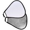 StudioKing Reflector CRGSW60 Zilver Wit met handvat 60 cm