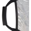 StudioKing Reflector CRGSW60 Zilver Wit met handvat 60 cm