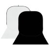 StudioKing BBT-01-20 Achtergrond Board Wit-Zwart 150x400 cm