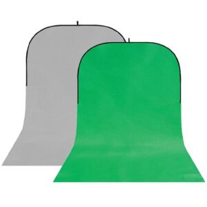 StudioKing BBT-03-10 Achtergrond Board Grijs-Groen 150x400 cm