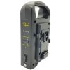Rolux dubbele batterijlader RL-2KS voor V-Mount batterij