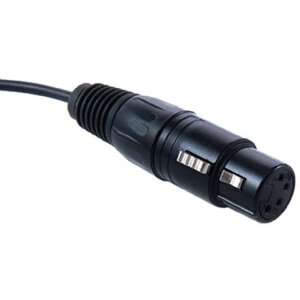Rolux 4-pin XLR vrouwelijke stekker met mannelijke D-tap RL-C3