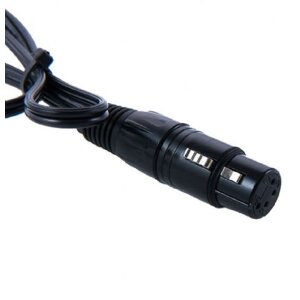 Rolux 4-pin XLR vrouwelijke stekker met mannelijke D-tap RL-C3