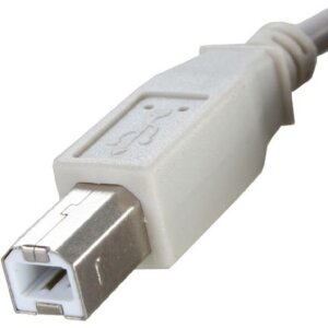 Standaard USB 2.0-kabel 5m A-male naar B-male grijs
