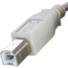 Standaard USB 2.0-kabel 5m A-male naar B-male grijs