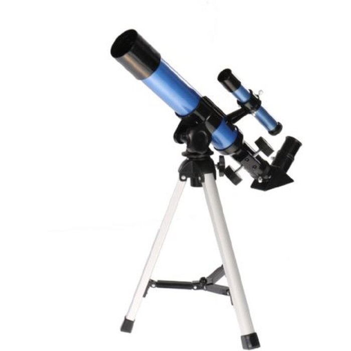 Byomic Junior Telescoop 40-400x Astronomie Beginner Blauw met Statief