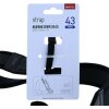 Matin draagriem de Luxe recht neopreen 43 mm M-6753H