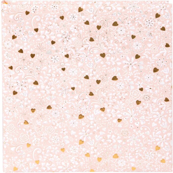 Goldbuch trouwfotoalbum Finamente rosé 30x31 cm 60 witte paginas