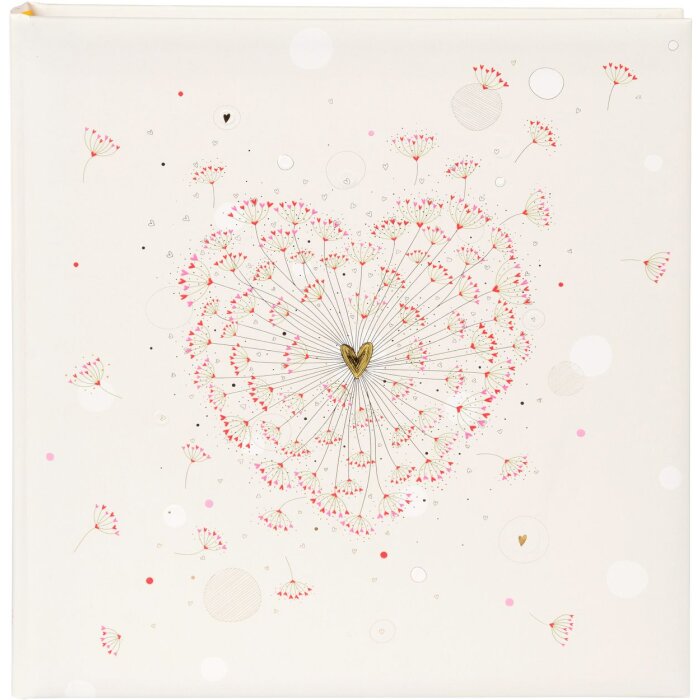 Goldbuch fotoalbum Gouden Hart 30x31 cm 60 witte paginas
