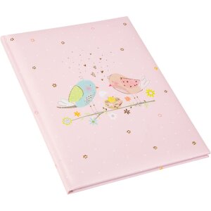 Goldbuch Babydagboek Loving Birds Meisje 21x28 cm 44 paginas Roze