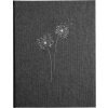 Goldbuch condoleanceregister Summertime antraciet linnen kaft 21x28 cm