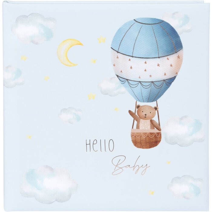 Goldbuch babyalbum Ballonreis Jongen 30x31 cm 60 witte paginas