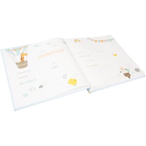 Goldbuch babyalbum Ballonreis Jongen 30x31 cm 60 witte paginas