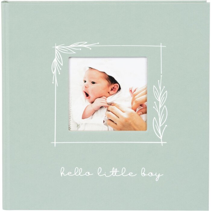 Goldbuch babyalbum hello little boy 30x31 cm 60 witte paginas