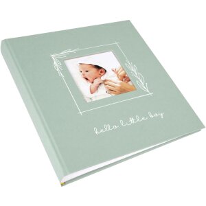 Goldbuch babyalbum hello little boy 30x31 cm 60 witte paginas