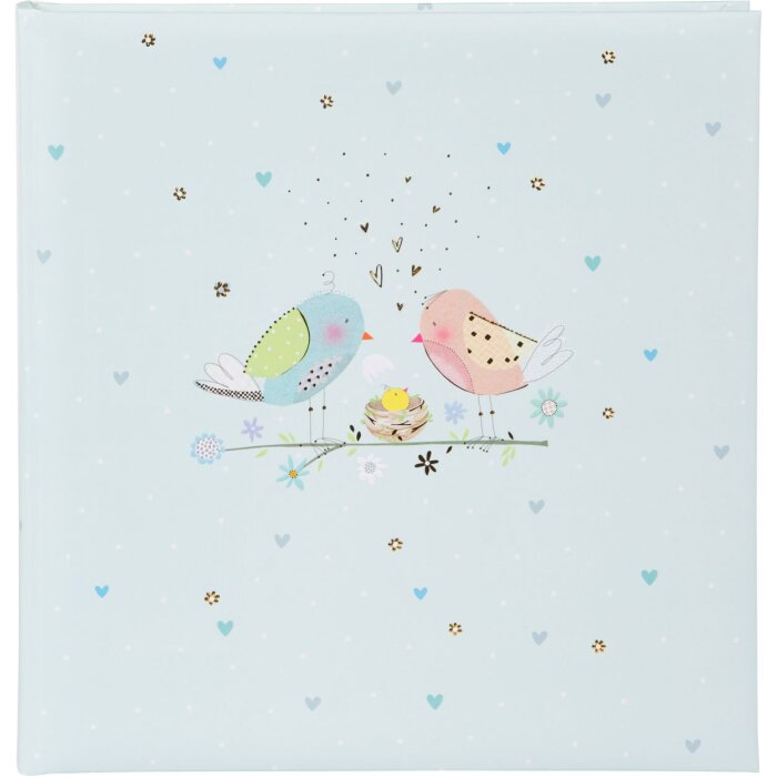 Goldbuch babyalbum Loving Birds Boy 30x31 cm 60 witte paginas
