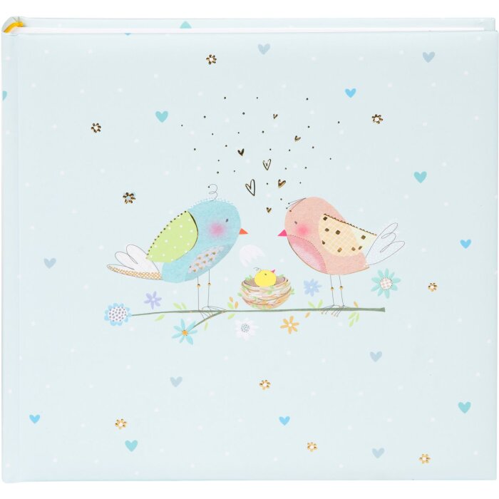 Goldbuch fotoalbum Loving Birds Boy 25x25 cm 60 witte paginas