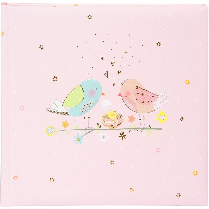 Goldbuch fotoalbum Loving Birds Girl 25x25 cm 60 witte paginas