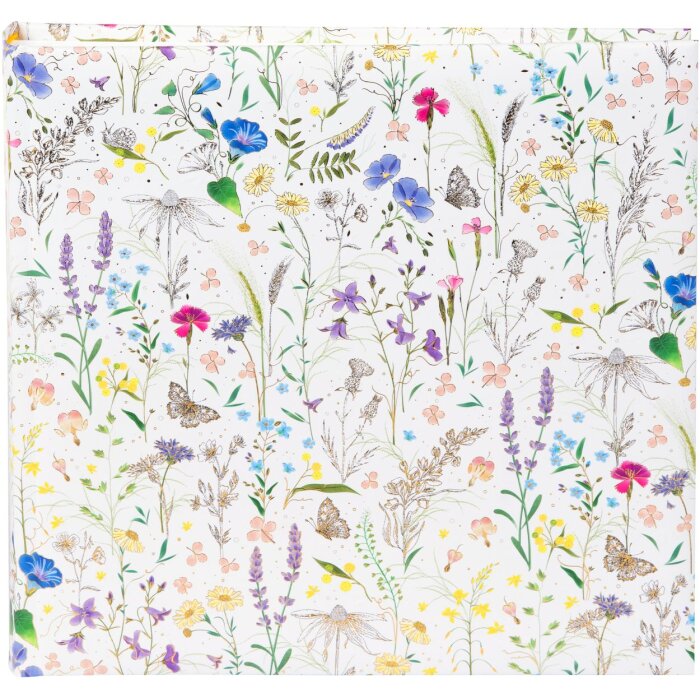 Goldbuch fotoalbum Summer Meadow wit 25x25 cm 60 witte paginas