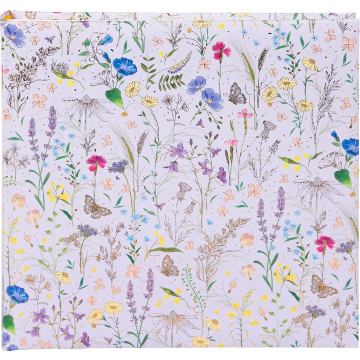 Goldbuch fotoalbum Summer Meadow lila 25x25 cm 60 witte paginas