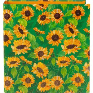Goldbuch motief map Zonnebloem groen 2-rings mechanisme 8...
