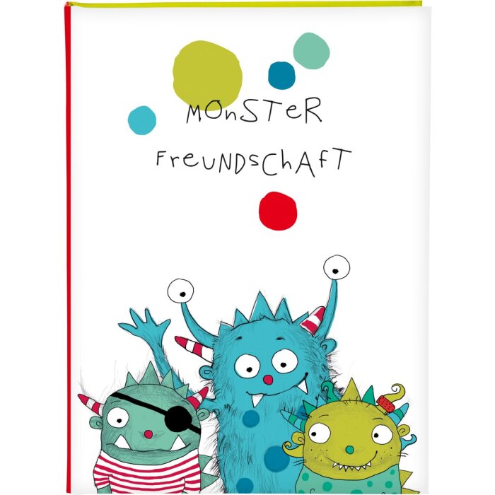 Goldbuch vriendenboek Monster 15x21 cm 88 geïllustreerde paginas