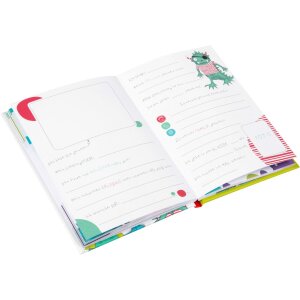 Goldbuch vriendenboek Monster 15x21 cm 88 geïllustreerde paginas