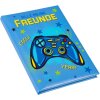 Gouden Vriendenboek Controller 15x21 cm 88 geïllustreerde paginas