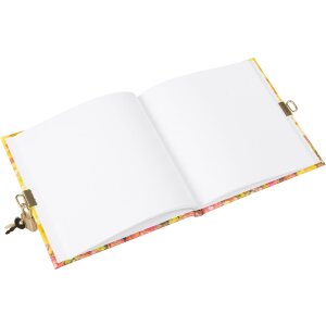 Goldbuch agenda met slot Akira 16,5x16,5 cm 96 witte paginas