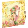 Goldbuch agenda met slot Akira 16,5x16,5 cm 96 witte paginas