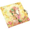 Goldbuch agenda met slot Akira 16,5x16,5 cm 96 witte paginas