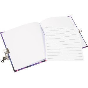 Goldbuch agenda met slot Diana Eenhoorn 16,5x16,5 cm 96 witte paginas