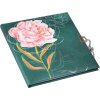 Goldbuch agenda met slot Pioenroos 16,5x16,5 cm 96 witte paginas