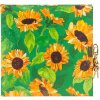 Goldbuch agenda met slot Zonnebloemgroen 16,5x16,5 cm 96 witte paginas