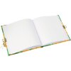 Goldbuch agenda met slot Zonnebloemgroen 16,5x16,5 cm 96 witte paginas