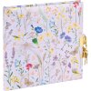 Goldbuch agenda met slot Summer Meadow lila 16,5x16,5 cm