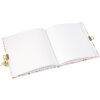Goldbuch agenda met slot Pianta rossa 16,5x16,5 cm 96 witte paginas