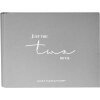 Goldbuch fotogastenboek just the two of us grijs 29x23 cm 50 witte paginas