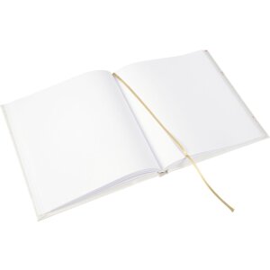 Gouden Boek Bruiloft Gastenboek Gouden Hart 23x25 cm 176 paginas