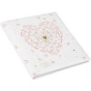 Gouden Boek Bruiloft Gastenboek Gouden Hart 23x25 cm 176 paginas