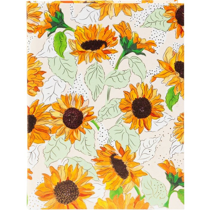 Goldbuch notitieboek DIN A5 Zonnebloem wit 15x22 cm 200 paginas blanco