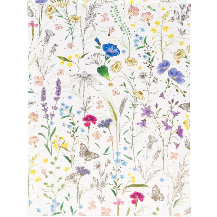 Goldbuch notitieboek DIN A5 Summer Meadow wit 15x22 cm 200 paginas blanco
