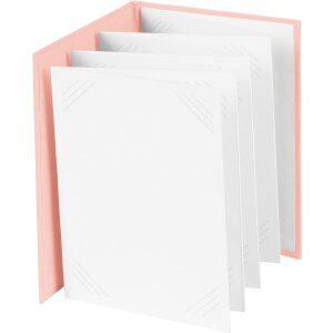 Goldbuch leporello fotoalbum Bella Vista rosé 14 fotos 10x15 cm