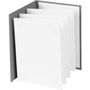 Goldbuch leporello fotoalbum Bella Vista grijs 14 fotos 10x15 cm