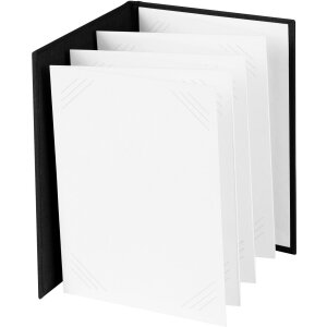 Goldbuch leporello fotoalbum Bella Vista zwart 14 fotos 10x15 cm