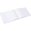 Gastenboek Finamente lila 25x20 cm 100 witte paginas zilver preeg
