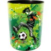 Goldbuch prullenmand striker 25x30 cm voetbal motief groen