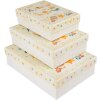 Goldbuch kartonnen doos set Toy Zoo set van 3 gouden reliëf dierenmotieven