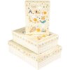 Goldbuch kartonnen doos set Toy Zoo set van 3 gouden reliëf dierenmotieven