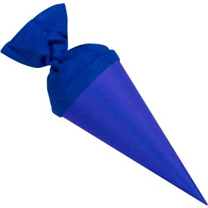 Goldbuch knutselschooltas met viltsluiting 15 cm blauw